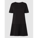 Schwarze ONLY Mini Shirtkleider aus Baumwolle für Damen Größe XS 