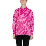 Pinke Langärmelige ONLY Damenlangarmhemden aus Polyester maschinenwaschbar Größe M 