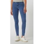 Blaue ONLY Rain Nachhaltige Skinny Jeans mit Reißverschluss aus Viskose für Damen Größe XS 