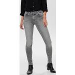 Reduzierte Rosa Boho ONLY Blush Stretch-Jeans mit Fransen aus Denim für Damen 