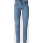 Hellblaue ONLY Coral Skinny Jeans mit Reißverschluss aus Baumwollmischung für Damen Größe XS Weite 30, Länge 32 