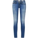 Reduzierte Blaue Unifarbene ONLY Coral Hüftjeans & Low Waist Jeans mit Reißverschluss aus Baumwolle trocknergeeignet für Damen 