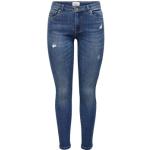 Dunkelblaue ONLY Coral Ripped Jeans & Zerrissene Jeans aus Denim für Damen Größe XS 