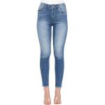 Reduzierte Blaue ONLY Skinny Jeans aus Baumwolle für Damen Größe L für den für den Frühling 