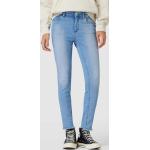 Blaue ONLY Blush Slim Fit Jeans mit Reißverschluss aus Baumwollmischung für Damen Größe XS 