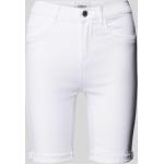 Weiße ONLY Rain Jeans-Shorts aus Viskose für Damen Größe S für den für den Sommer 