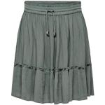 Schwarze Casual ONLY Noos Mini Faltenröcke aus Jersey für Damen Größe L für den für den Sommer 