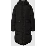 Schwarze Gesteppte Oversize ONLY Maxi Damensteppmäntel & Damenpuffercoats aus Polyester mit Kapuze Größe XS für den für den Herbst 