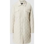 Beige Gesteppte ONLY Damensteppmäntel & Damenpuffercoats aus Polyester Größe XS für den für den Herbst 