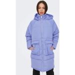 Reduzierte Blaue Gesteppte Oversize ONLY Noos Maxi Damensteppmäntel & Damenpuffercoats mit Hundemotiv Größe XS für den für den Herbst 