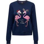 Reduzierte Blaue ONLY Damensweatshirts Einheitsgröße Weihnachten 
