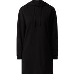 Schwarze ONLY Sweatkleider aus Baumwollmischung mit Kapuze für Damen Größe XS - versandkostenfrei 