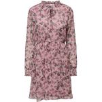 Rosa ONLY Sweatkleider aus Polyester für Damen Größe L für den für den Herbst 