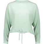 Reduzierte Hellgrüne Unifarbene ONLY Rundhals-Ausschnitt Damensweatshirts aus Acryl Cropped Größe M 