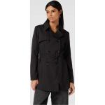 Schwarze ONLY Trenchcoats aus Polyester für Damen Größe S für den für den Herbst 