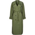 Khakifarbene ONLY Trenchcoats für Damen Größe L 