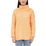 Reduzierte Orange ONLY Rollkragen Rollkragenshirts für Damen Größe XS für den für den Herbst 