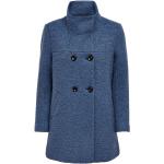 Blaue ONLY Mini Stehkragen Kurzmäntel für Damen Größe M - versandkostenfrei 
