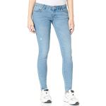 Reduzierte Hellblaue ONLY Coral Hüftjeans & Low Waist Jeans aus Denim für Damen Weite 31 
