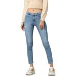 Reduzierte Blaue ONLY Push Up Jeans aus Denim für Damen Größe M Weite 31 