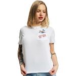 Reduzierte Weiße ONLY T-Shirts mit Weihnachts-Motiv für Damen Größe S Weihnachten 