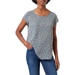 Reduzierte Blaue Kurzärmelige ONLY Basic Rundhals-Ausschnitt T-Shirts für Damen Größe S 