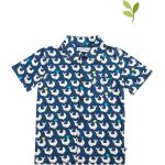 Reduzierte Dunkelblaue Bio Kinderhemden aus Baumwolle für Jungen Größe 98 