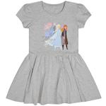 Graue Motiv Kurzärmelige ONOMATO Die Eiskönigin Elsa Kinderkleider aus Baumwolle für Mädchen Größe 122 