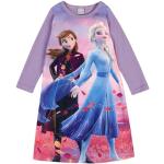 Lila ONOMATO Die Eiskönigin Elsa Kindernachthemden & Kindernachtkleider aus Polyester für Mädchen Größe 98 