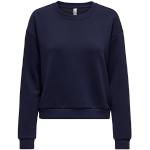 Reduzierte Blaue Maritime Langärmelige ONLY Noos Damensweatshirts Größe L 