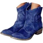 Dunkelblaue Cowboy-Boots & Cowboystiefeletten für Damen Größe 38 