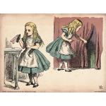 Vintage Alice im Wunderland Alice Poster aus Papier 30x40 