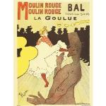 onthewall Art Nouveau Kunstposterdruck von Henri de Toulouse – Lautrec Moulin Rouge PDP 030