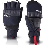 Schwarze Wasserdichte Winddichte Gefütterte Handschuhe aus Polyamid für Herren Größe XL für den für den Winter 