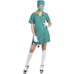 Grüne Funny Fashion Arzt-Kostüme für Damen Größe M 