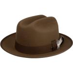 Khakifarbene Stetson Cowboyhüte mit Strass aus Filz 55 für Herren Größe S 