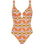 OPERA Badeanzug mit Softcups und Vollfütterung und tiefen Rücken orange 44 B