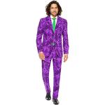 OppoSuits Herren Opposuits – The Joker™ Licensed Superhero Halloween Costumes For Men Full Suit: Jacket, Pants M nneranzug, Violett, 62 EU