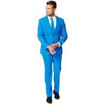Blaue Unifarbene OppoSuits Businesskleidung mit Knopf für Herren Größe 5 XL  für Partys 