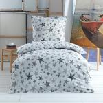 Sterne Moderne Optidream bügelfreie Bettwäsche mit Reißverschluss aus Baumwolle 135x200 