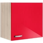 Reduzierte Rote Optifit Faro Küchenschränke aus Metall Breite 50-100cm, Höhe 50-100cm, Tiefe 0-50cm 