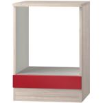 Reduzierte Rote Moderne Optifit Faro Herdumbauschränke Breite 50-100cm, Höhe 50-100cm, Tiefe 50-100cm 
