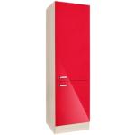 Reduzierte Rote Optifit Faro Küchenhochschränke Breite 50-100cm, Höhe 200-250cm, Tiefe 50-100cm 