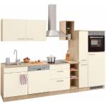 Cremefarbene Optifit Küchenmöbel Breite 250-300cm 