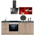 Rote Küchen online 200-250cm kaufen günstig & Breite Küchenzeilen