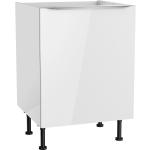Weiße Moderne Optifit Küchenunterschränke Breite 50-100cm, Höhe 50-100cm, Tiefe 50-100cm 