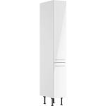 Weiße Optifit Küchenhochschränke matt Breite 0-50cm, Höhe 200-250cm, Tiefe 50-100cm 