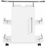 Weiße Moderne Optifit Waschbeckenunterschränke & Badunterschränke mit Rollen 