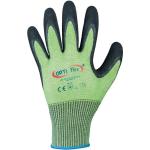 Neongrüne Strick-Handschuhe Größe 10 