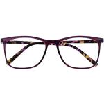 Lila Rechteckige Brillenfassungen für Damen 